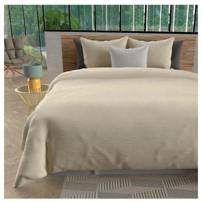 SOLEIL D OCRE Intemporel Boh&egrave;me Parure Housse de Couette, Ecru, 220 x 240 cm