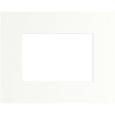GENERIQUE Passe-partout blanc cass&eacute; 40x50 cm ouverture 20x30 cm carton