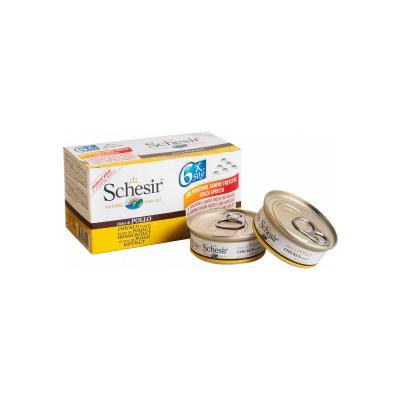 SCHESIR  Chat - Filets De Poulet Et Riz Au Naturel 6X50 Gr 6X50 Gr 