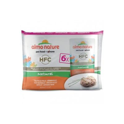 ALMO NATURE HFC  Naturel Blanc de poulet - 6x55 gr 4 x (6 x 55g)