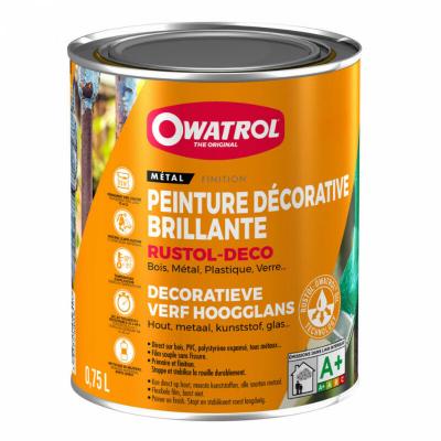 OWATROL Peinture antirouille d&eacute;corative - RUSTOL DECO BRILLANT
