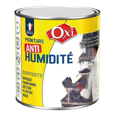 OXI Peinture d'&eacute;tanch&eacute;it&eacute; - Anti-humidit&eacute; - Blanc - 2.5 L - 