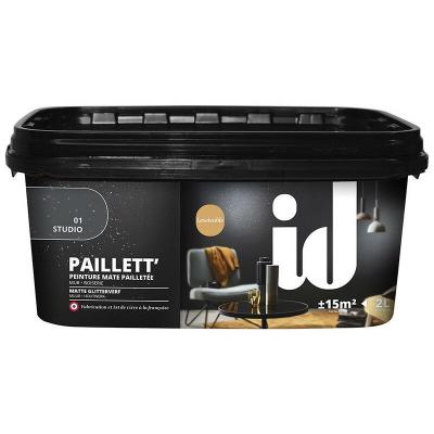 ID PARIS Peinture de finition mate paillett&eacute;e PAILLETT 2L STUDIO - 