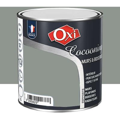 OXI  - Peinture Murs et Boiseries Cocooning Plomb 0,5 l - Plomb