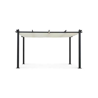  Pergola en aluminium CORDOBA - Ecru - 4 x 3 m