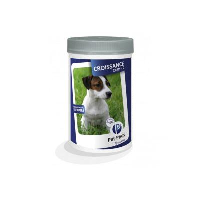 PET PHOS Pet-phos ca/p=2 compl&eacute;ments alimentaires croissance pour chiens bo&icirc;te de 500 comprim&eacute;s 
