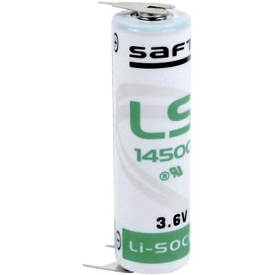 SAFT Pile sp&eacute;ciale R6 (AA) lithium LS145003PFRP picots &agrave; souder en U 3.6 V 2600 mAh 1 pc(s)