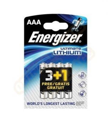 ENERGIZER  3 piles lithium AAA + 1