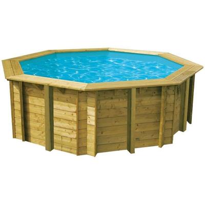 UBBINK Piscine bois Sunwater 3,60 x 1,20 m liner bleu - 