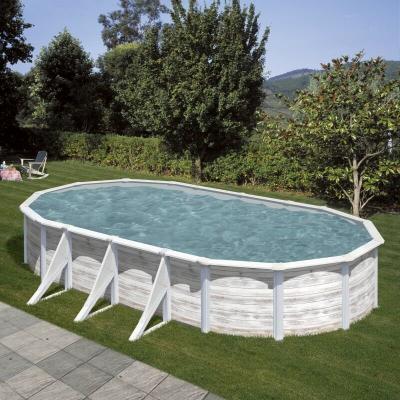 GRE  Finlandia Ovale 730x375x120cm - Piscine hors-sol en acier
