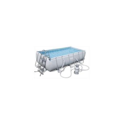 BESTWAY Piscine hors sol tubulaire rectangulaire avec filtre &agrave; cartouche 56441