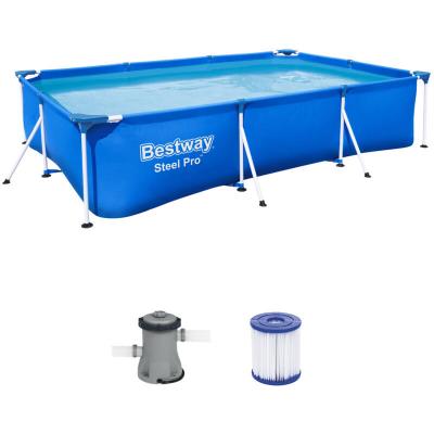 BESTWAY Piscine hors sol tubulaire splash avec filtre &agrave; cartouche 56411
