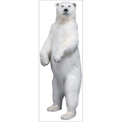 PLAGE Sticker autocollant d&eacute;coratif, ours polaire g&eacute;ant pour d&eacute;coration, 60 cm X 170 cm