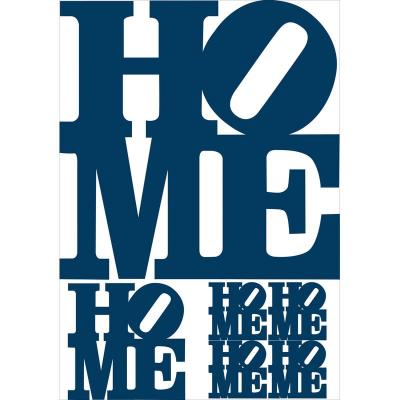 PLAGE  152736 Sticker Mural - Home, 1 Planche, 48 x 68 cm