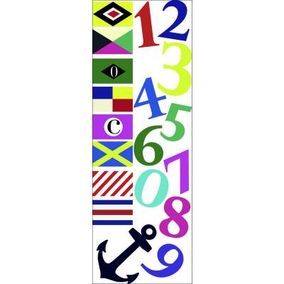 PLAGE  152503 Sticker Mural - Navy, 1 Planche, 24 x 68 cm