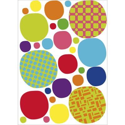 PLAGE  152713 Sticker Mural - Sparkling Bubbles, 1 Planche, 48 x 68 cm