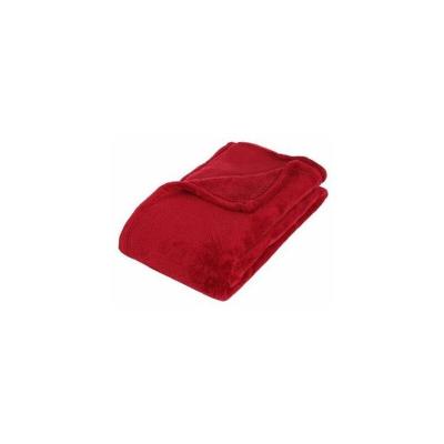 Plaid microfibre - 130 x 180 cm - Rouge