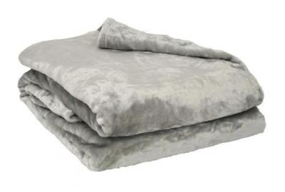 POYET MOTTE TOISON DOR - Plaid Perle Microflanelle - 130 x 170 cm