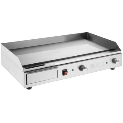 BUFFALO Plancha Professionnelle Acier Plaque Chauffante Extra Large - 