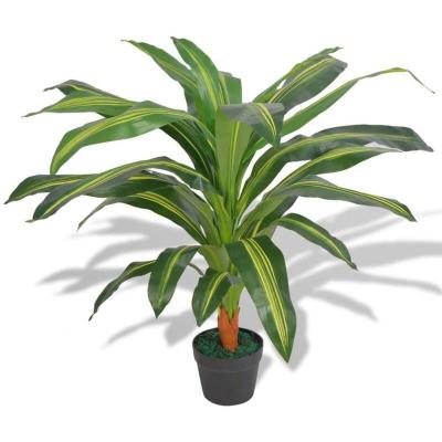 VIDAXL Plante artificielle avec pot Dracaena 90 cm Vert  - Vert