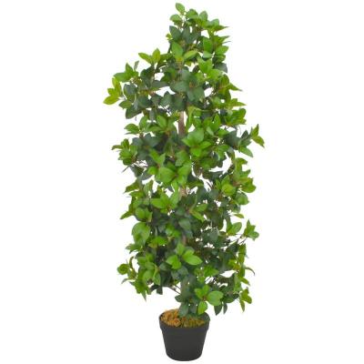 VIDAXL  plante artificielle avec pot laurier vert 120 cm 280180