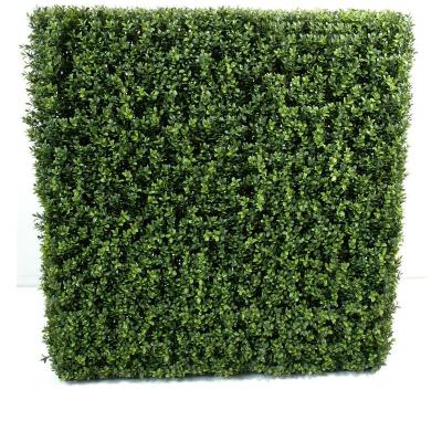 PEGANE Plante artificielle haute gamme Sp&eacute;cial ext&eacute;rieur/Buis artificiel Haie de structure en m&eacute;tal coloris vert - Dim : 185 x 35 x 100 cm 