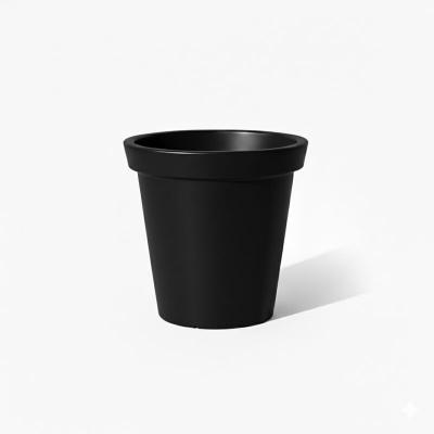  Plast'Up Rotomoulage Pot de fleurs rond XXL Delight 200l Noir