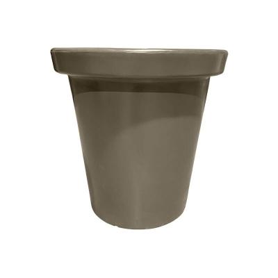 PLAST UP ROTOMOULAGE Pot de fleurs rond xxl Delight 420l-Taupe-100cm - Taupe