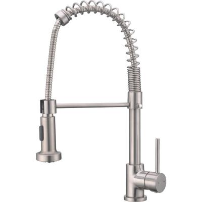 ESSEBAGNO  - Plimo mitigeur &eacute;vier &agrave; douchette fa&ccedil;on inox - Fa&ccedil;on Inox