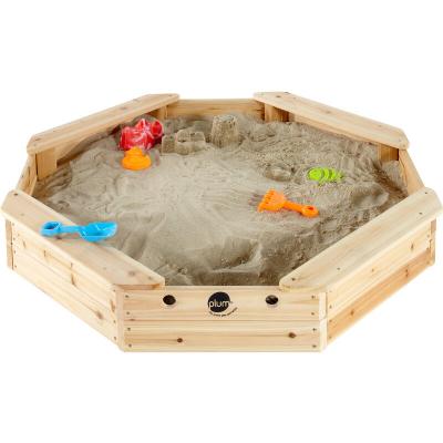 PLUM Bac &agrave; sable en bois avec 4 bancs int&eacute;gr&eacute;s 25067AA108