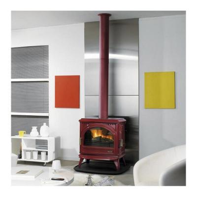 GODIN Po&ecirc;le &agrave; bois fonte &eacute;maill&eacute; 8kw prune - 366102prune CDP-366102000370