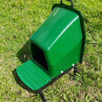 CHEMIN DES POULAILLERS  - Pondoir Poule En Plastique 1 Nichoir Avec Pieds - Gaun