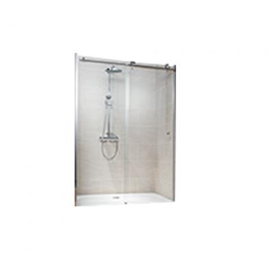 SCHULTE  - Porte de douche coulissante, verre 8 mm, profil&eacute; aspect chrom&eacute;, MasterClass 140 x 200 cm