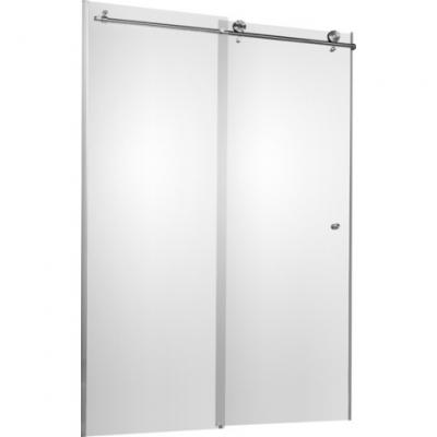 SCHULTE  - Porte de douche coulissante, verre 8 mm, profil&eacute; aspect chrom&eacute;, MasterClass 160 x 200 cm