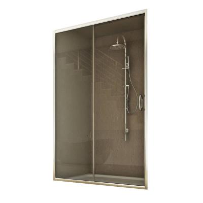 IDRALITE  ? Porte de douche coulissante 150 cm ? Verre de s&eacute;curit&eacute; 6mm ? Syst&egrave;me Click&Clean ? Ouverture &agrave; droite ou gauche ? Profil&eacute;s en aluminium