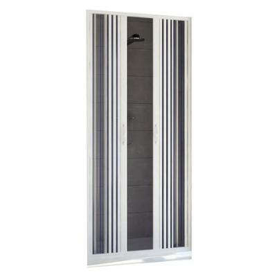 IDRALITE  - Porte de douche pvc h 185 mod. Vergine 120 ouverture centrale