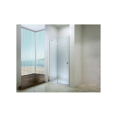 ONDEE Fa&ccedil;ade FRISCO - Portes pivotantes 120x194cm - Verre tremp&eacute; T - Finitions chrom&eacute;