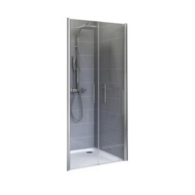SCHULTE Portes de douche battantes 90 x 192 cm  NewStyle verre transparent anticalcaire