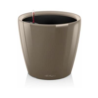 LECHUZA  Jardini&egrave;re Classico 28 LS ALL-IN-ONE Taupe brillant 16045
