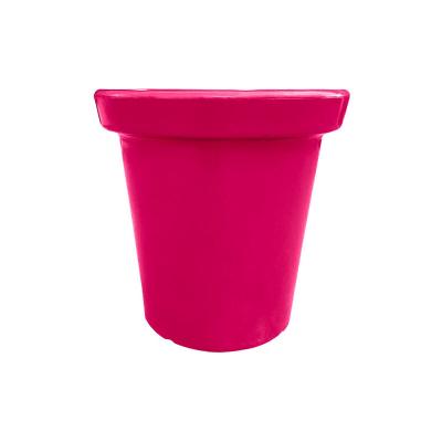 PLAST UP ROTOMOULAGE Pot de fleurs rond xxl delight 75L-Rose-60cm - Rose