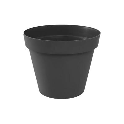 EDA Pot Rond Toscane - 13x11.6cm - 1.1l - Anthracite -  Plastiques