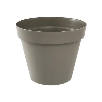 EDA Pot Rond Toscane - 13x11.6cm - 1.1l - Taupe -  Plastiques