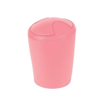 SPIRELLA Poubelle &agrave; bascule pp move 5L Frosty Rose - Rose - 