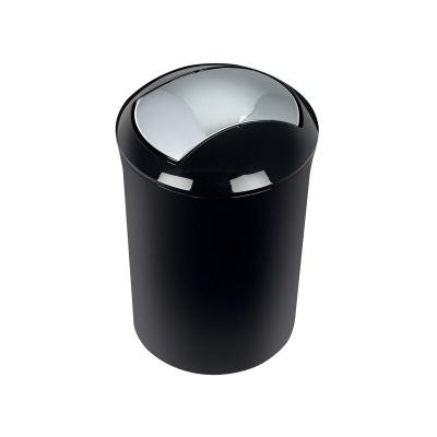 SYDNEY  poubelle salle de bain 30x19x19cm noir 1014388