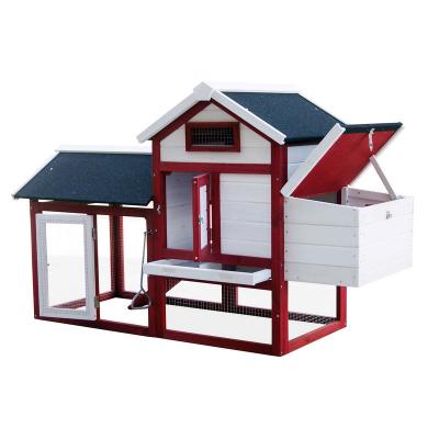 WILTEC  Poulailler avec Nichoir Enclos et Pondoir &ndash; 1155 x 520 mm &ndash; en