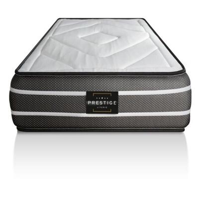 PRESTIGE LITERIE Matelas + sommier 90x190 ressorts ensach&eacute;s  Exclusive