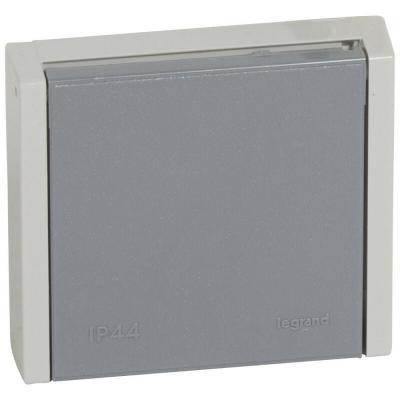 LEGRAND Prise de courant 20A 3P+T Plexo IP44 - Complet encastr&eacute; - Gris - Gris