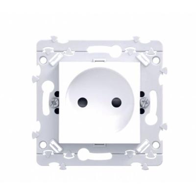 HAGER  Essensya prise 2p 16a 250v &agrave; vis &agrave; griffes  we102g