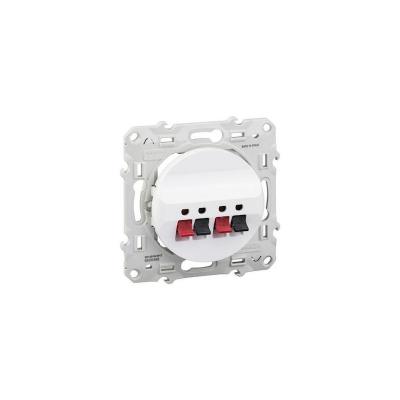 SCHNEIDER ELECTRIC Schneider Odace Prise Haut-Parleur Blanc - S520488