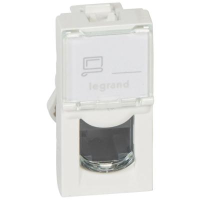 LEGRAND Prise Mosaic RJ45 - Cat&eacute;gorie 5e - UTP - Blanc